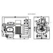 Kép 2/2 - 8SK3-700-AWM/D-X0000 Copeland félhermetikus kompresszor 400V/3~/50Hz,elektronikus motorv.,észterolaj
