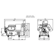 Kép 2/2 - 6SA1-300-AWM/D-X0000 Copeland félhermetikus kompresszor 400V/3~/50Hz,elektronikus motorv.,észterolaj