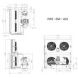 Kép 2/2 - W99-6MI-40X-AWM Copeland Stream félhermetikus aggregát, 400 V/3~/50Hz, CoreSense motorvédelemmel