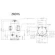 Kép 2/2 - ZBD76KCE-TFD-551 Copeland Digitális Scroll komp, 400V, menetes, észterolajjal, olajnézőkével