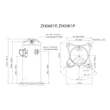 Kép 2/2 - ZH06K1P-PFZ-524 Copeland Scroll kompresszor R410a, 230V/1~/50Hz, forraszos, észterolajjal töltve