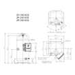 Kép 2/2 - ZH100KCE-TWD-522 Copeland Scroll komp hővisszanyeréshez R134a, 400V,forraszos,észterolaj, gumi alátá