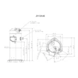 Kép 2/2 - ZH12K4E-PFZ-524 Copeland Scroll kompresszor, 230V/1~/50Hz, forraszos, észterolajjal töltve, R407C