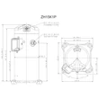 Kép 2/2 - ZH15K1P-TFM-524 Copeland Scroll kompresszor R410a, 400V/3~/50Hz, forraszos, észterolajjal töltve