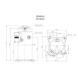 Kép 2/2 - ZH16KCU-TFM-524 Copeland Scroll kompresszor R290, 400V/3~/50Hz, forraszos, olajtöltet