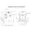 Kép 2/2 - ZHI11K1P-TFM-426 Copeland EVI Scroll komp. R410a, 400V/3~/50Hz, forraszos, észterolajjal töltve