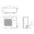 Kép 2/2 - ZXLE-040E-TFD-454 Copeland Scroll kültéri aggregát, 400V/3~/50Hz, észterolaj