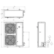 Kép 2/2 - ZXLE-060E-TFD-454 Copeland Scroll kültéri aggregát, 400V/3~/50Hz, észterolaj