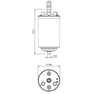 BLCT1A00W2SP Carel Tisztítható 1 to 3 kg/h gőzhenger, háromfázisú, A típusú (400 Vac standard)