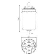 BL0T2A00H2SP Carel 5 to 8 kg/h gőzhenger, háromfázisú, A típusú