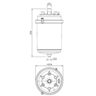 BLCT2B00W2SP Carel Tisztítható 5 to 8 kg/h gőzhenger, háromfázisú, B típusú