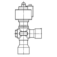 E4V95BWT00 CAREL E4V EEV, 1 1/8"- 1 3/8" csatlakozás, pümax=28 bar, MOPD=30 bar