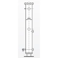 BOS2-R-35/28F ESK olajleválasztó-tartály, d=28 mm Vlev=2,3 l, Vres=3,1 l, ps1=40 bar