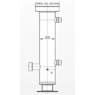 BOS3-CDH-1ZFE ESK olajleválasztó, d=10 mm V=1,2 l, ps1=130/120 bar