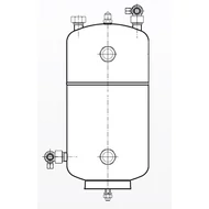 OSA-5,7-CD ESK olajtartály V=5,7 l - CO2/R410A - ps=45 bar