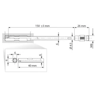 NTC000LT00 Carel NTC szonda, -80T105  C