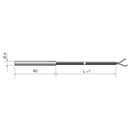 NTC030WF00 Carel NTC szonda IP67, gyors-reagálású, 3 m csatlakozókábel, -50T105 C (D4 mm fém véggel)