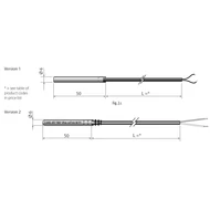 NTC120WH01 Carel NTC szonda IP68, 12m csatlakozókábel, -50T105  C  (D6 x 50mm fém véggel) Min rend:10 db