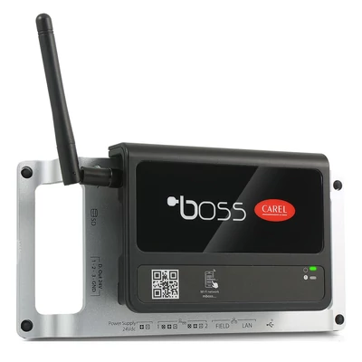 BMEST03LE0 CAREL BOSS-MINI hálózat/Wi-Fi/HDMI változat - 50 szabályzós változat, 3 plug-in, 24 Vdc