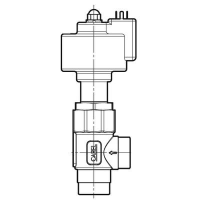 E3V65CWR00 CAREL Elektronikus expanziós szelep E3V65C 7/8", acél, CO2, pümax=120 bar