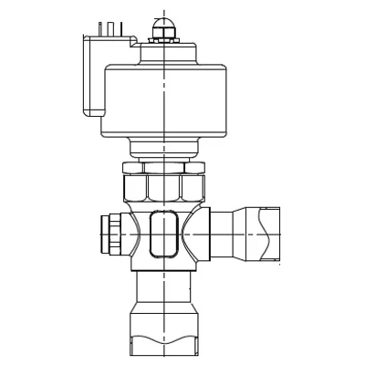 E3V65HWS10 Carel EEV 7/8"-1 1/8" csatlakozással, nézőüveg nélk. HotGasBypass konstrukció, tmax=100 C