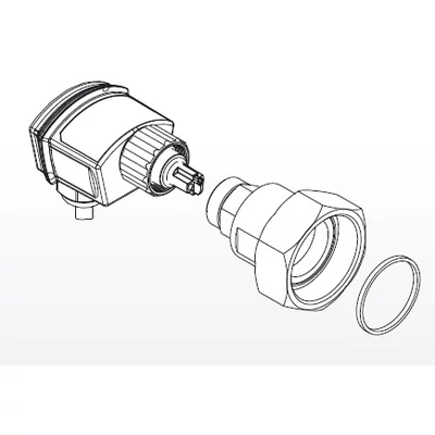 ENC3-M20-1.1/4" ESK szintjelző 1.1/4" UNEF csavaros csatlakozás ps=60 bar