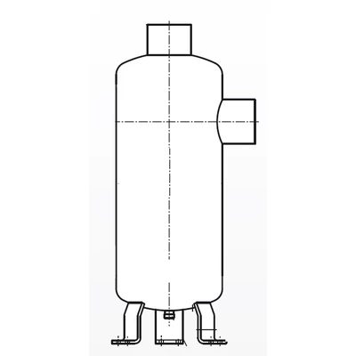 FA-104-32 ESK szívóoldali cseppleválasztó, d=104 mm, V=32,0 l