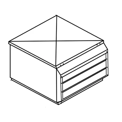 2968117 Kültéri burkolat P-QR  (P8, P8-ZF24)