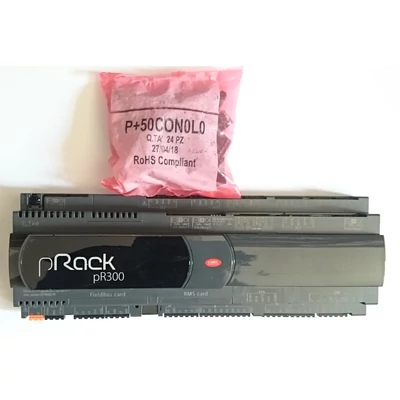 PRK300L0E0 Carel pRack 300 nagy, kijelző nélkül, 6 SSR relé, csatlakozókészlettel, 24 Vac