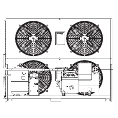 Z9-4MA-22X-AWM Copeland Stream félhermetikus aggregát, 400 V/3~/50Hz, CoreSense motorvédelemmel