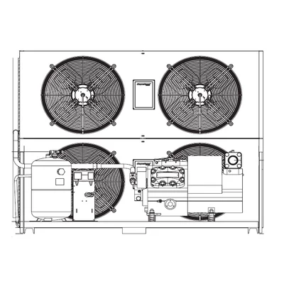 Z9-6MM-30X-AWM Copeland Stream félhermetikus aggregát, 400 V/3~/50Hz, CoreSense motorvédelemmel