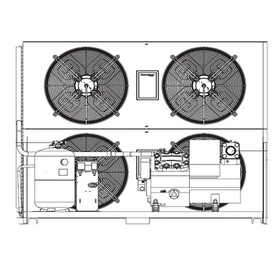 Z9-4MJ-33X-AWM Copeland Stream félhermetikus aggregát, 400 V/3~/50Hz, CoreSense motorvédelemmel